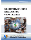 Statistik Daerah Kecamatan Sepatan 2011