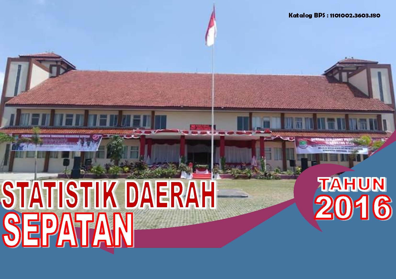 Sepatan Subdistrict Regional Statistics 2016